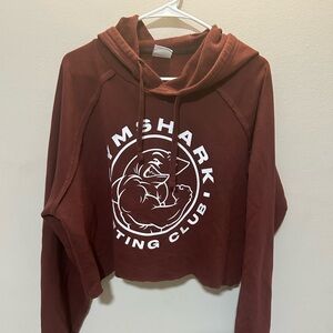 Gymshark Women's Burgundy Hoodie 0231 B2